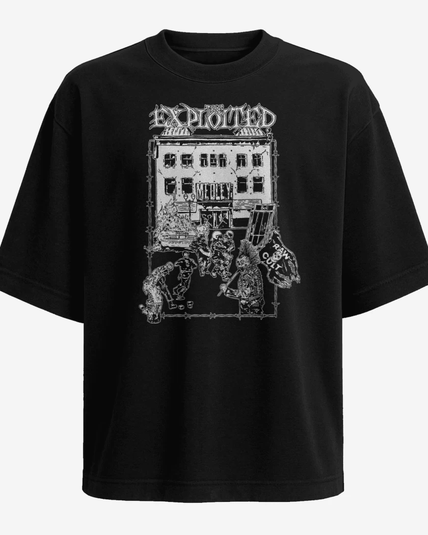 Polera Oversize The Exploited Medley