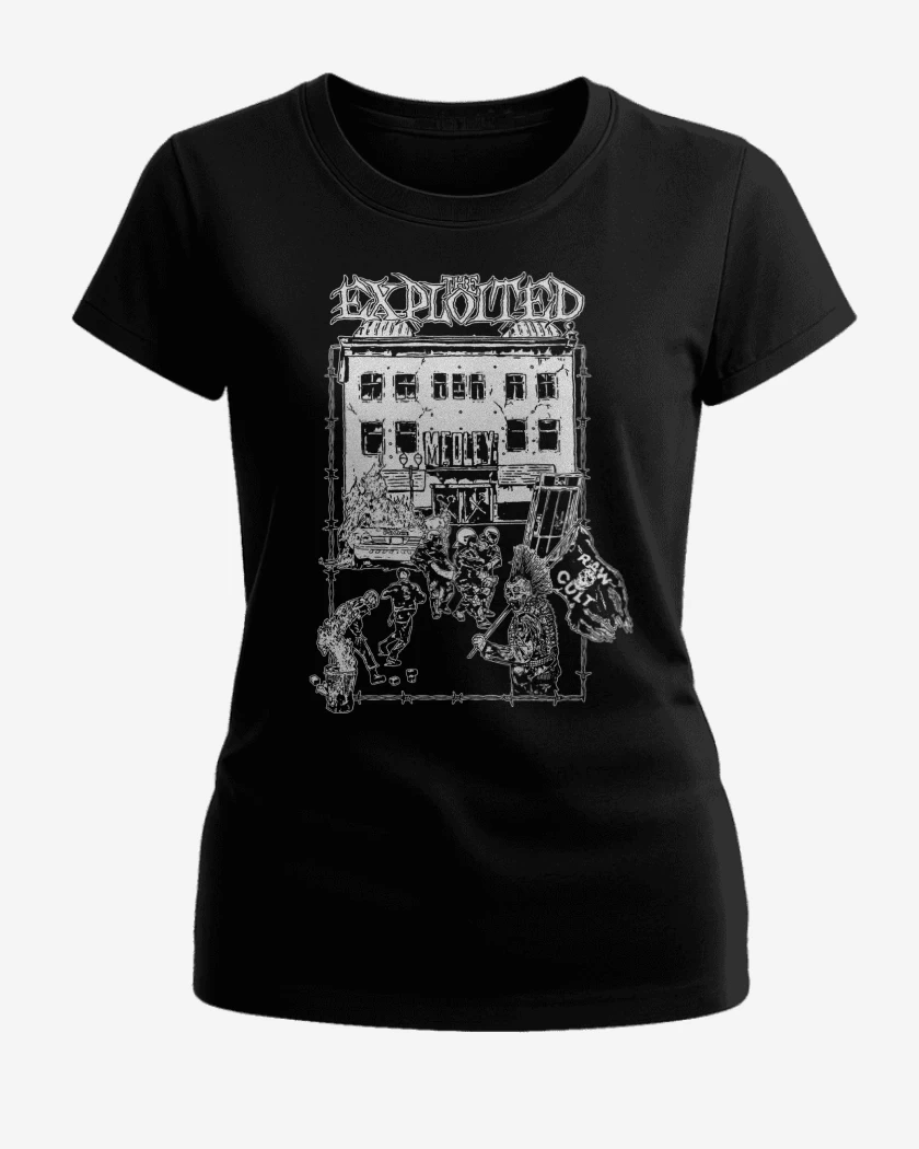 Polera de Mujer Negro de The Exploited Medley