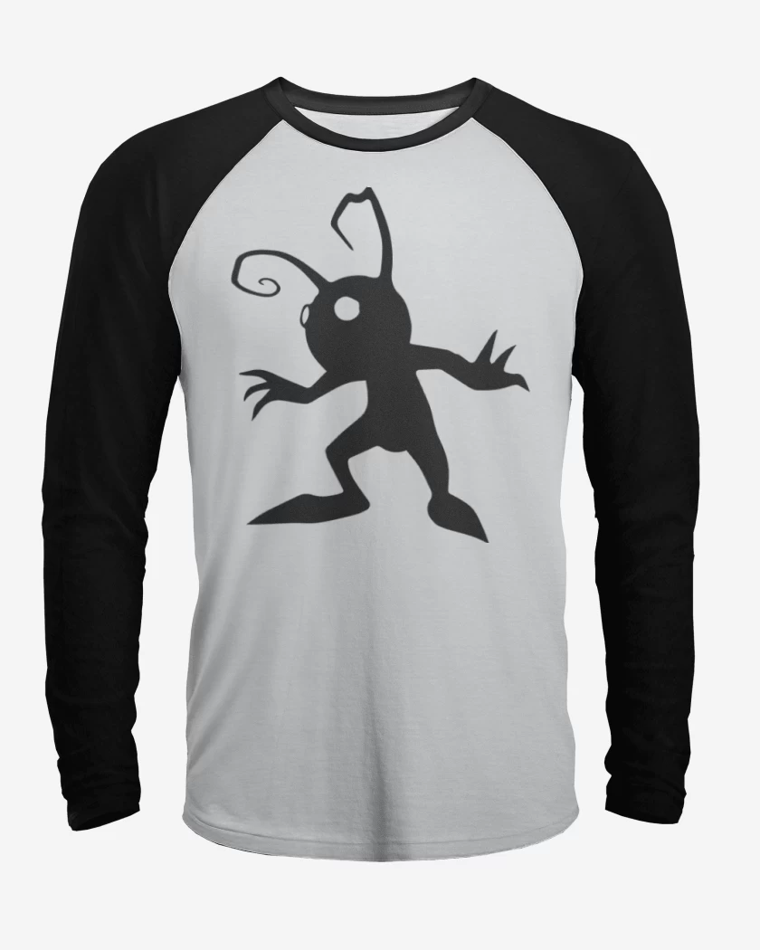 Polera Raglan Blanco / Negro de Sin corazon