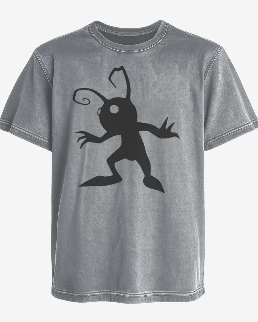 Polera desgastada Gris Melange de Sin corazon