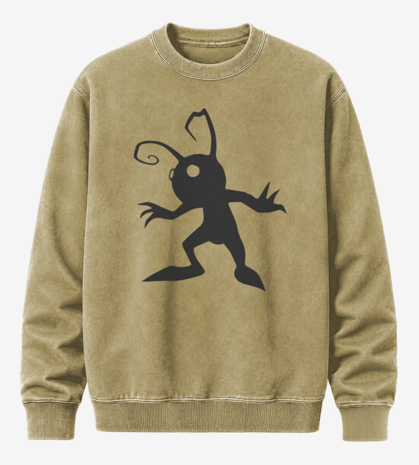 Poleron Polo Acid Wash Beige de Sin corazon