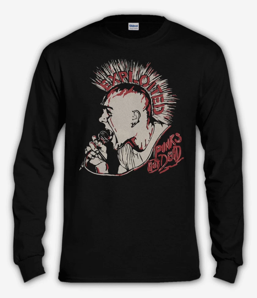 Polera manga larga Negro de The Exploited Wattie