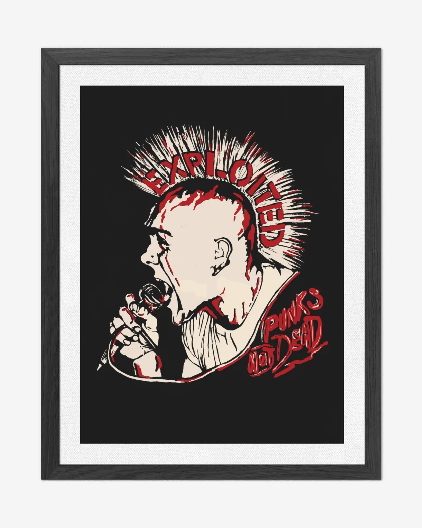 Cuadro decorativo Negro de The Exploited Wattie