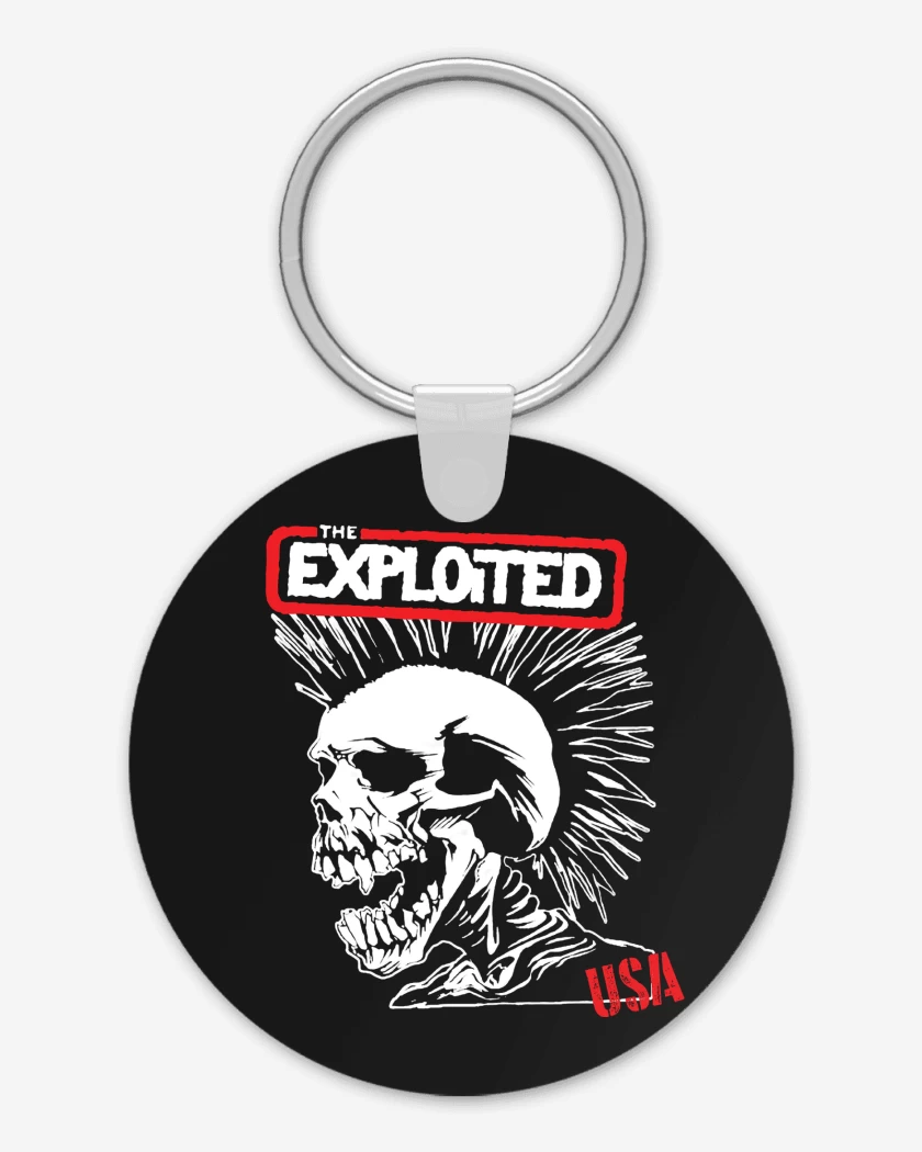Llavero Negro de The Exploited USA