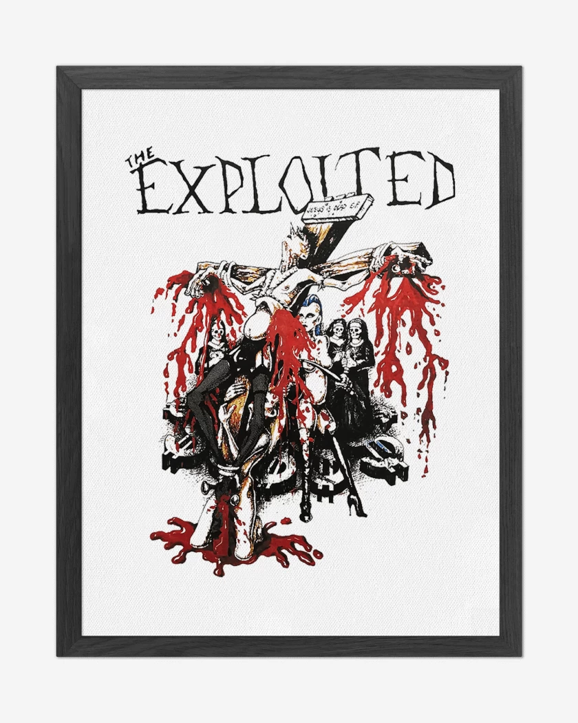 Cuadro decorativo Blanco de The Exploited Jesus is Dead