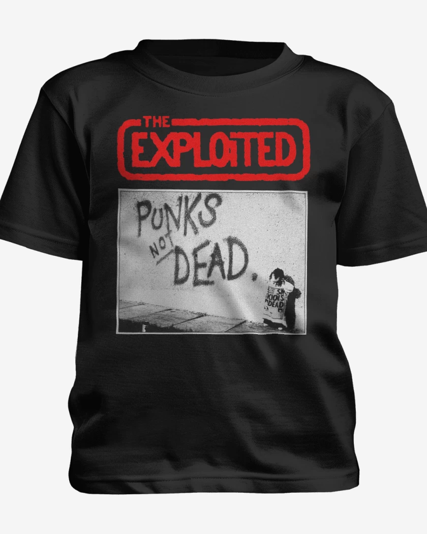 Polera de niño Negro de The Exploited Punks not Dead