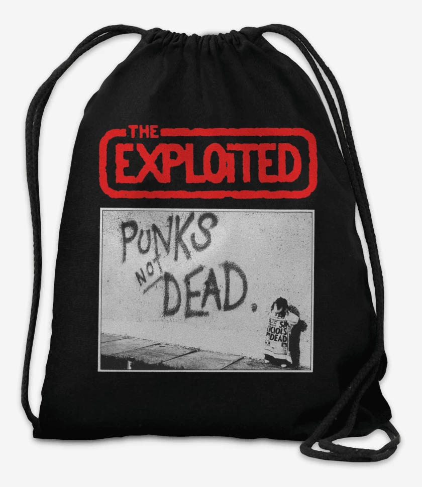 Mochila Negro de The Exploited Punks not Dead