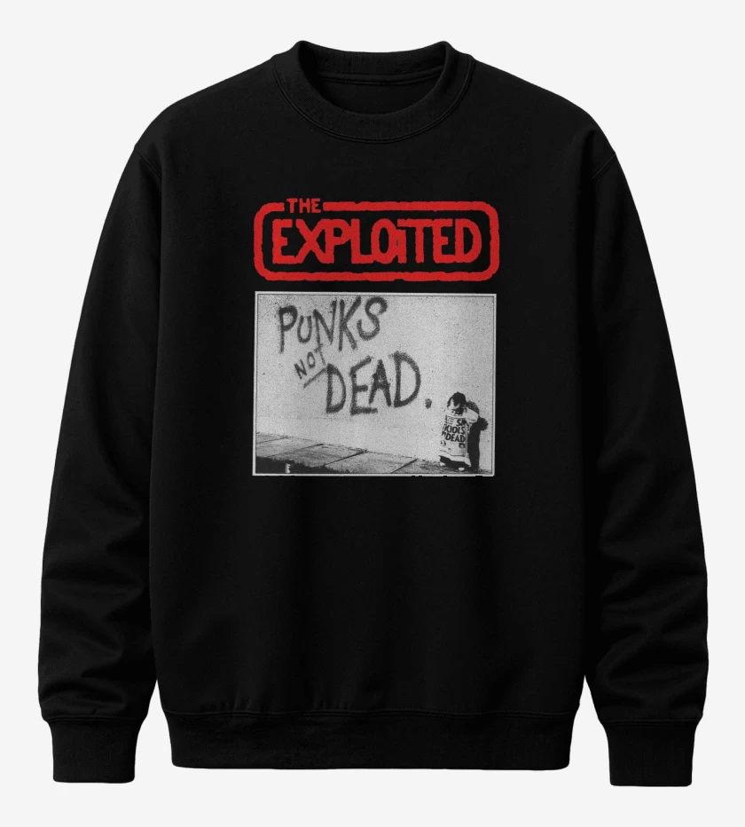 Poleron polo The Exploited Punks not Dead