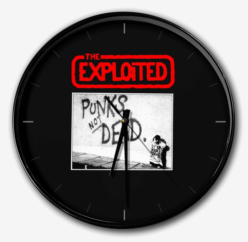 Reloj Negro de The Exploited Punks not Dead