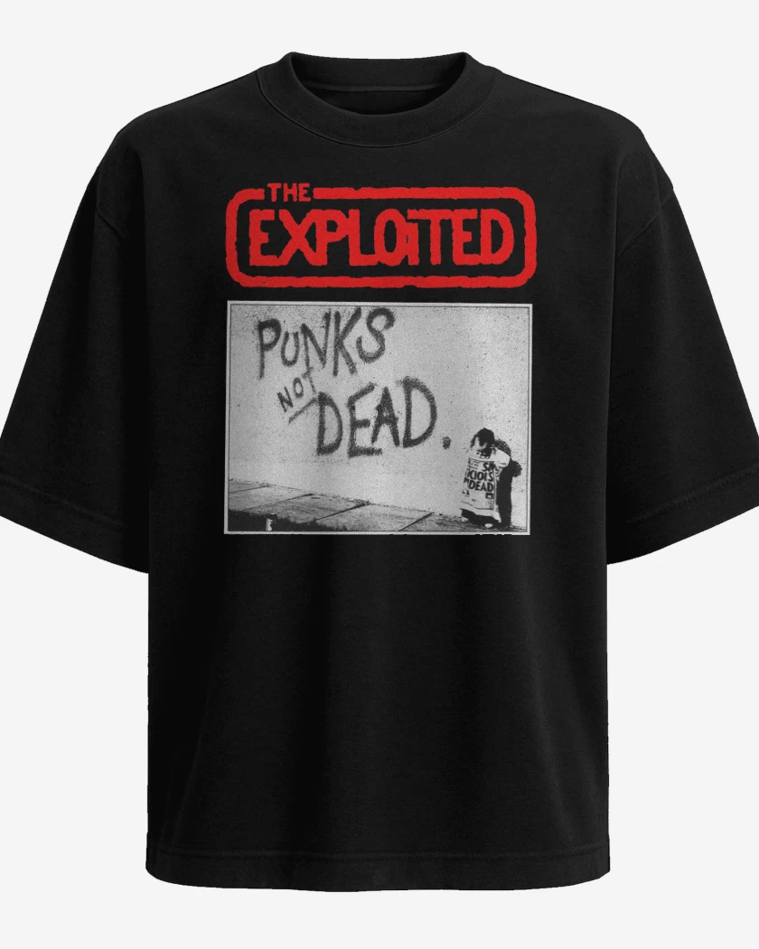 Polera Oversize The Exploited Punks not Dead
