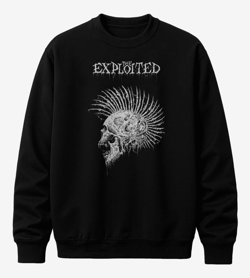 Poleron polo The Exploited Skull
