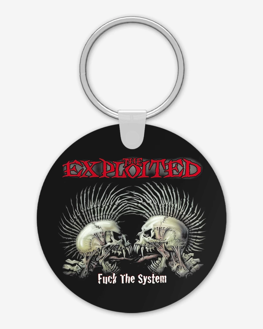 Llavero The Exploited Fuck the System