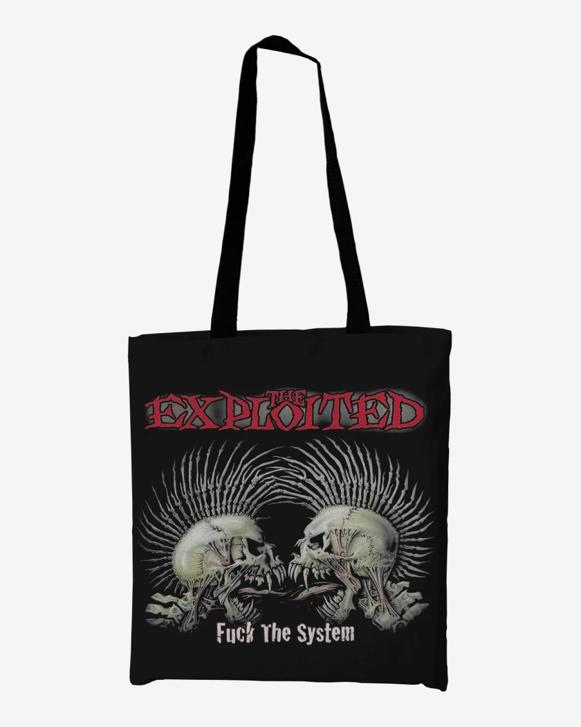 Totebag The Exploited Fuck the System