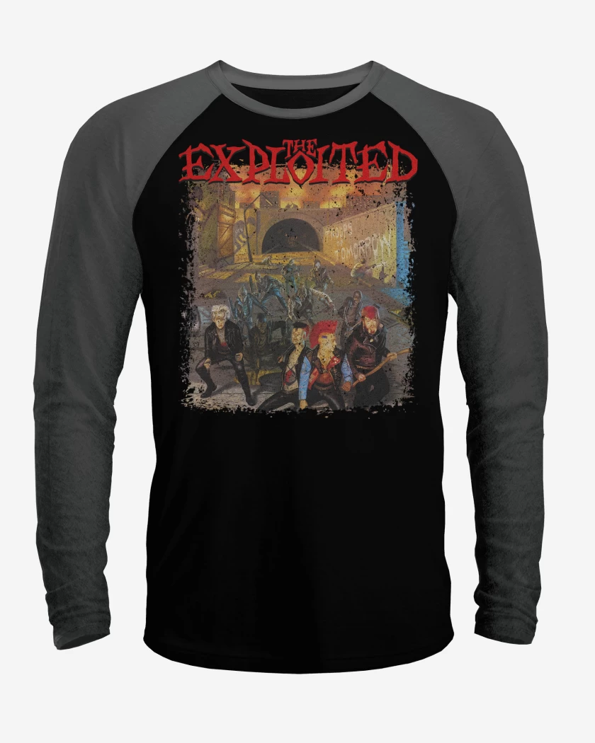 Polera Raglan The Exploited Troops of Tomorrow