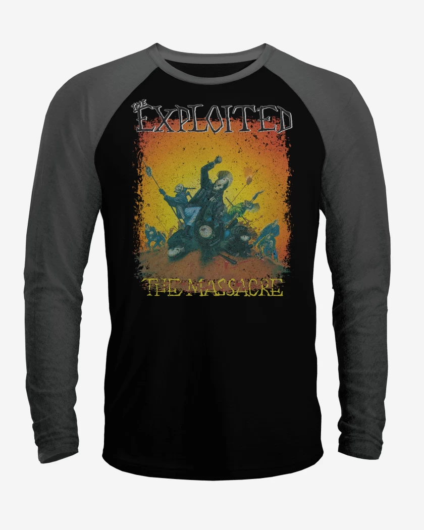 Polera Raglan The Exploited The Massacre