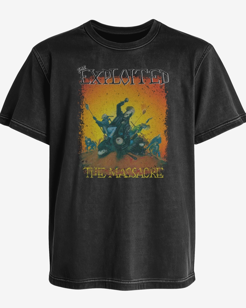 Polera desgastada The Exploited The Massacre