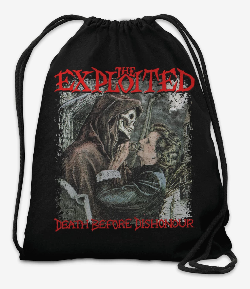Mochila Negro de The Exploited Death Before