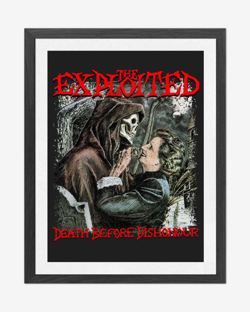 Cuadro decorativo Negro de The Exploited Death Before