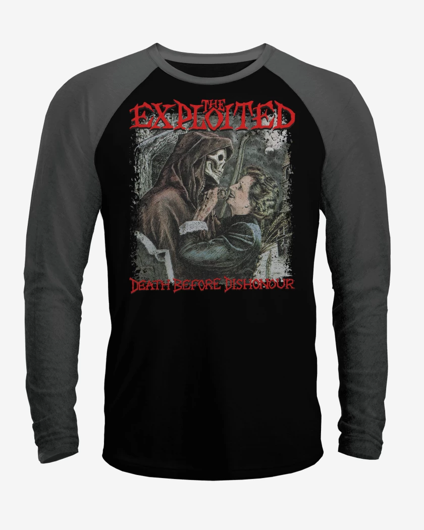Polera Raglan The Exploited Death Before