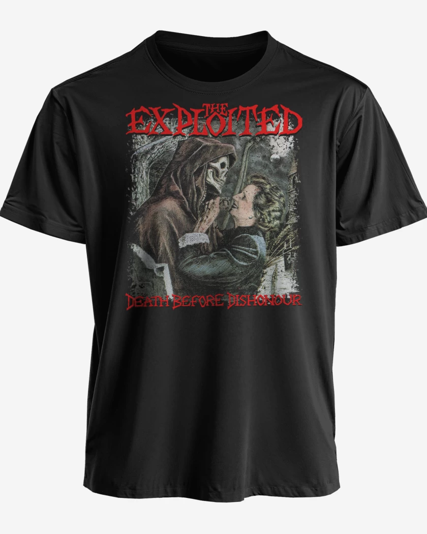 Polera premium Negro de The Exploited Death Before