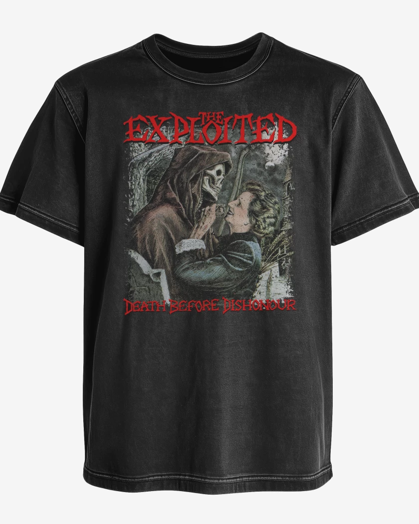 Polera desgastada The Exploited Death Before