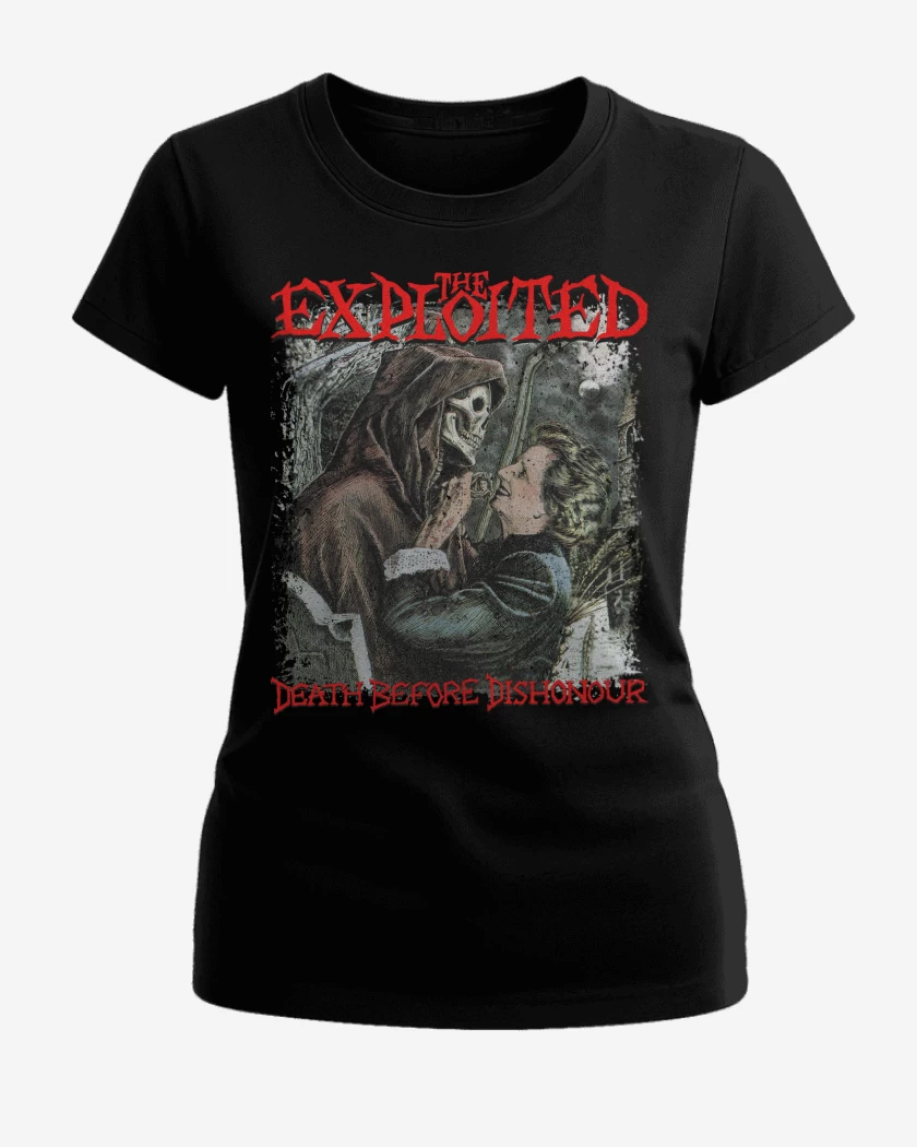Polera de Mujer Negro de The Exploited Death Before