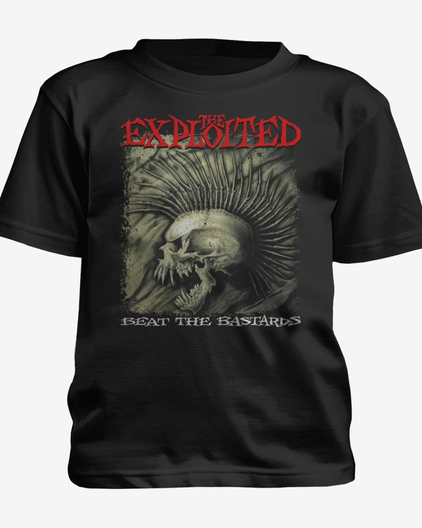 Polera de niño Negro de The Exploited Beat the Bastards