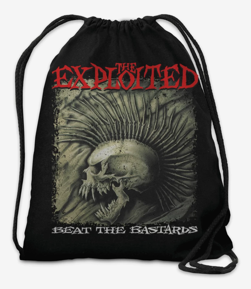 Mochila Negro de The Exploited Beat the Bastards