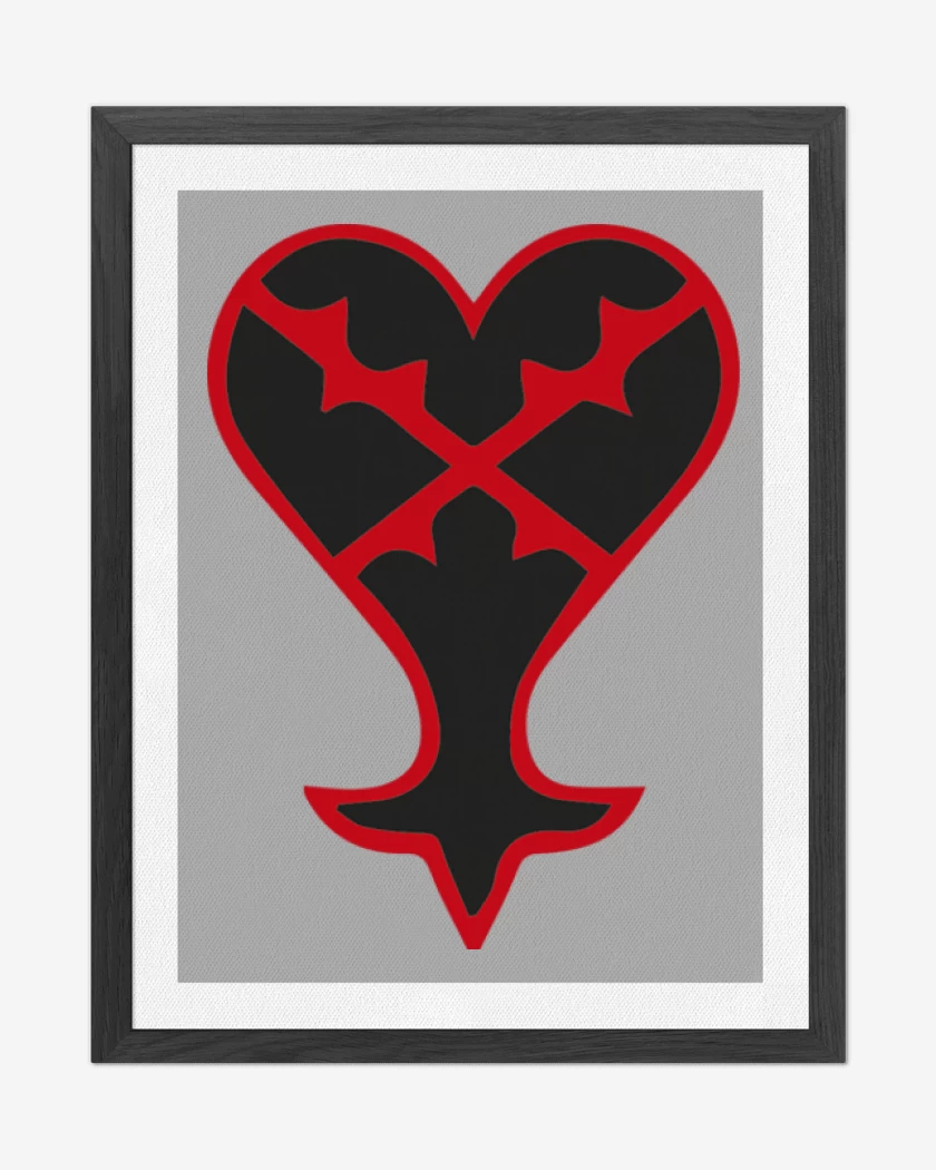 Cuadro decorativo Gris Melange de Kingdom heart
