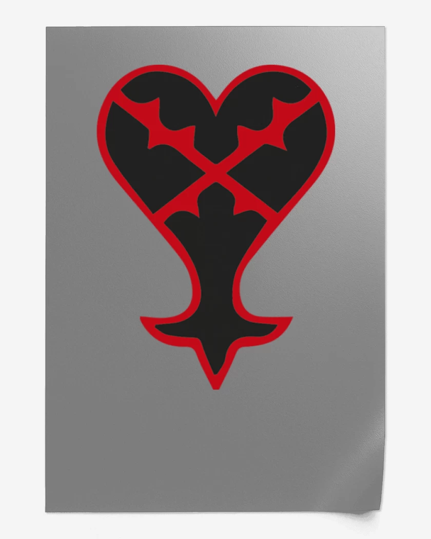 Print Gris Melange de Kingdom heart