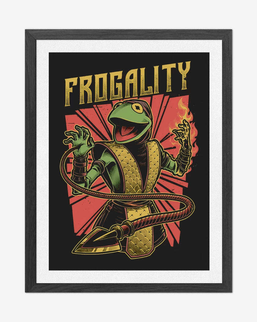 Cuadro decorativo Negro de Frogality
