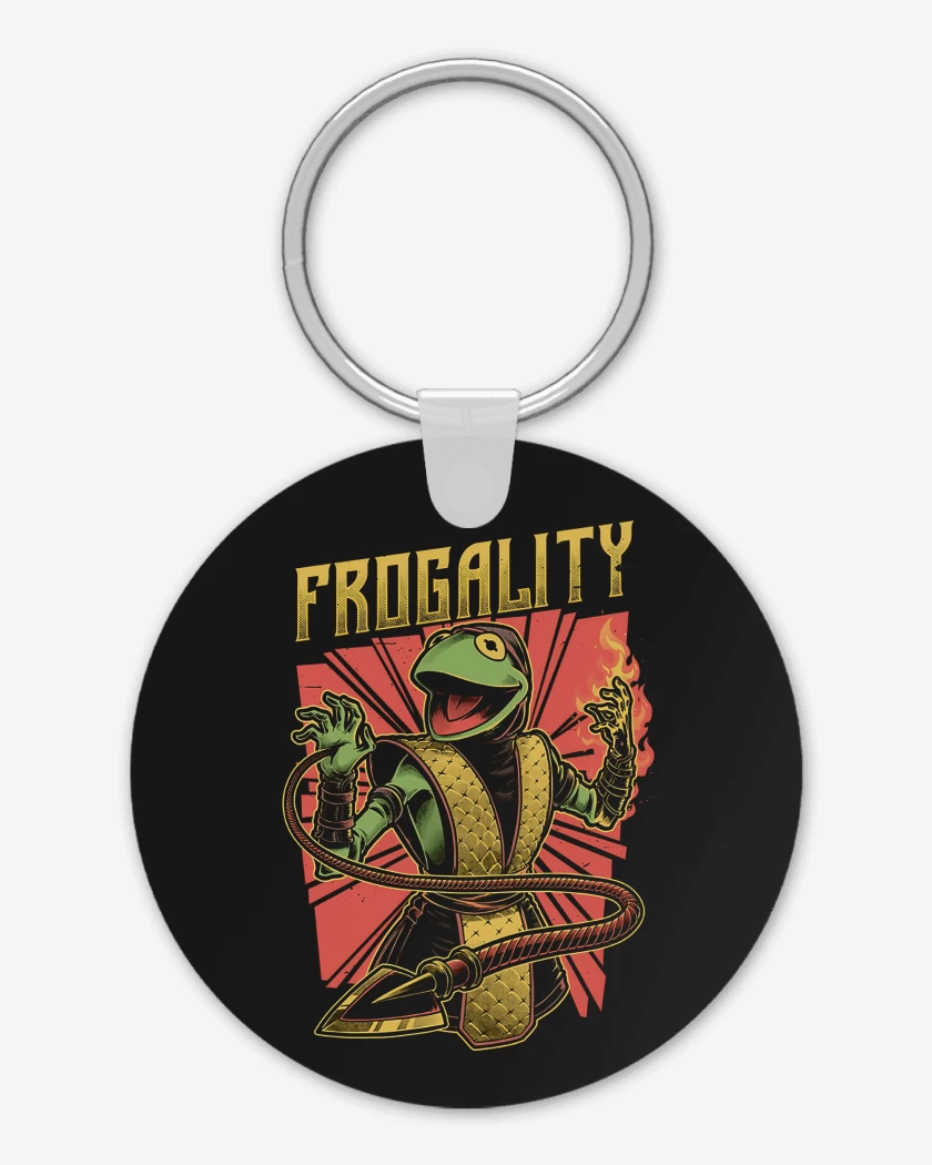 Llavero Negro de Frogality
