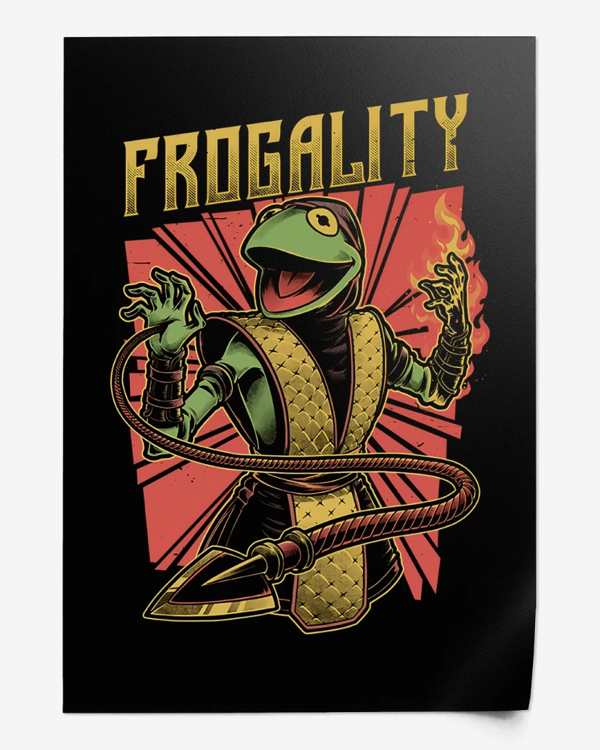 Print Negro de Frogality