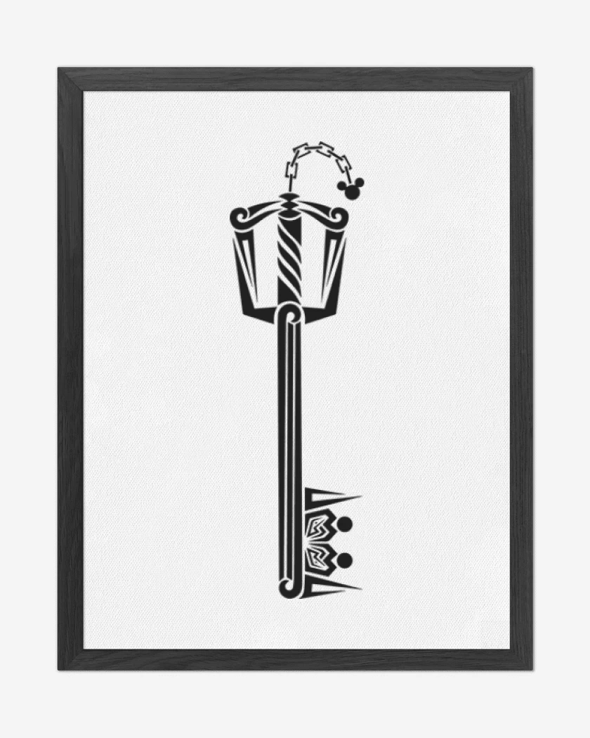 Cuadro decorativo Blanco de Keyblade