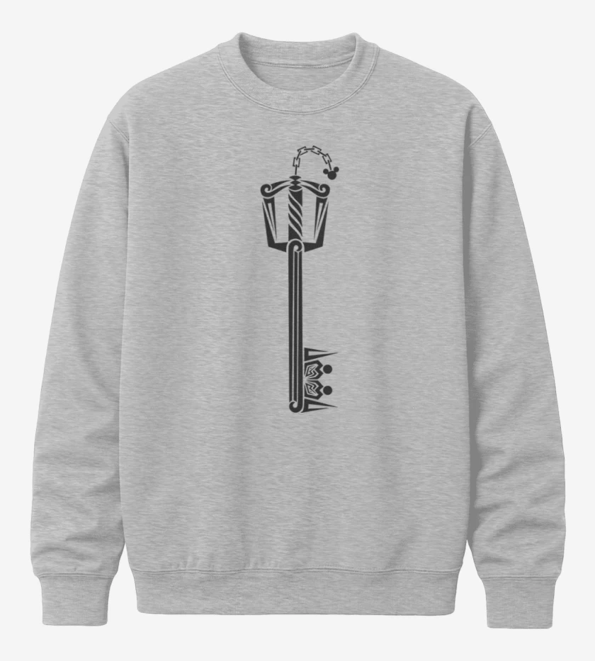 Poleron polo Gris Melange de Keyblade
