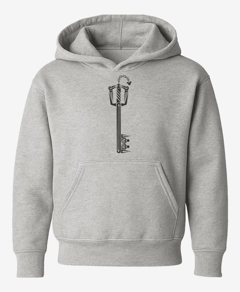 Poleron de niño Gris Melange de Keyblade