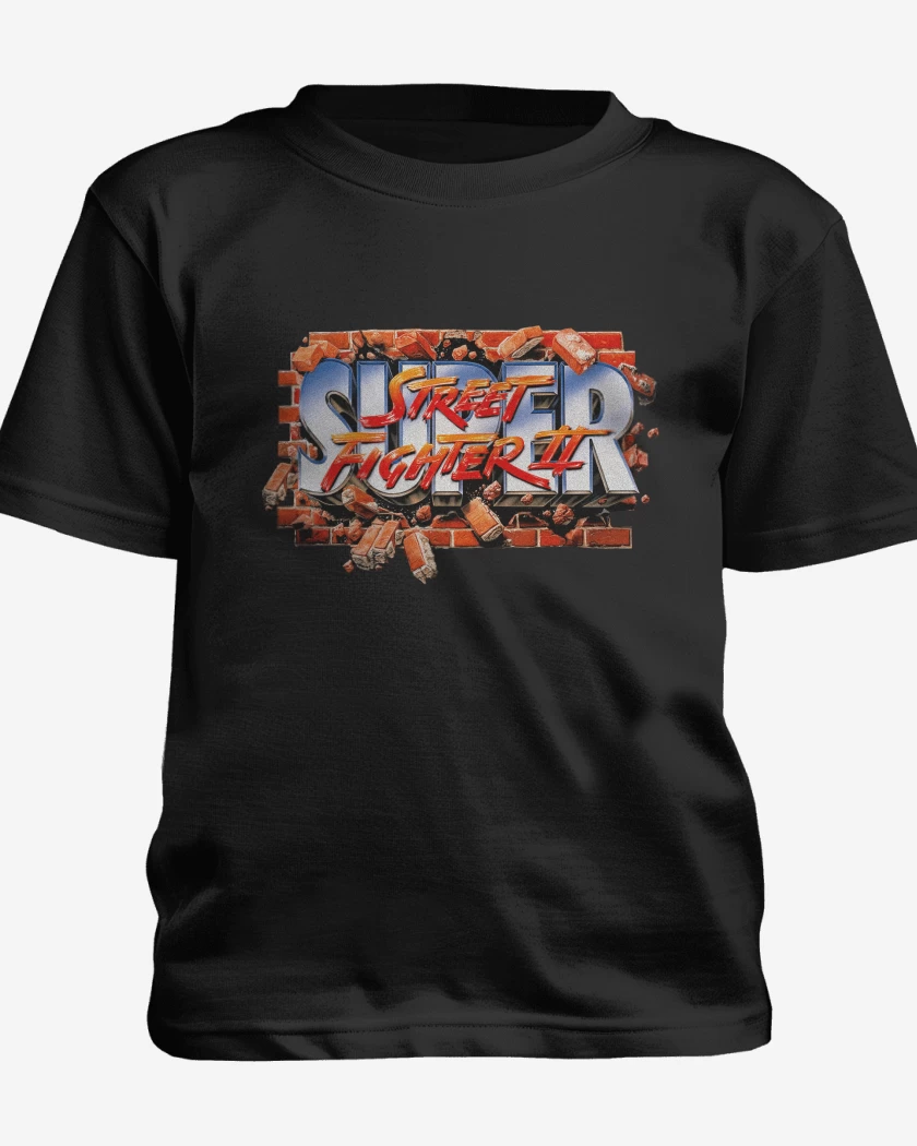 Polera de niño Super street fighter II snes