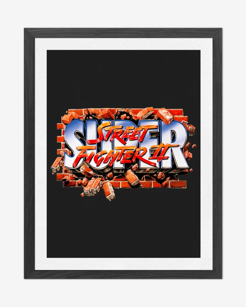 Cuadro decorativo Negro de Super street fighter II snes