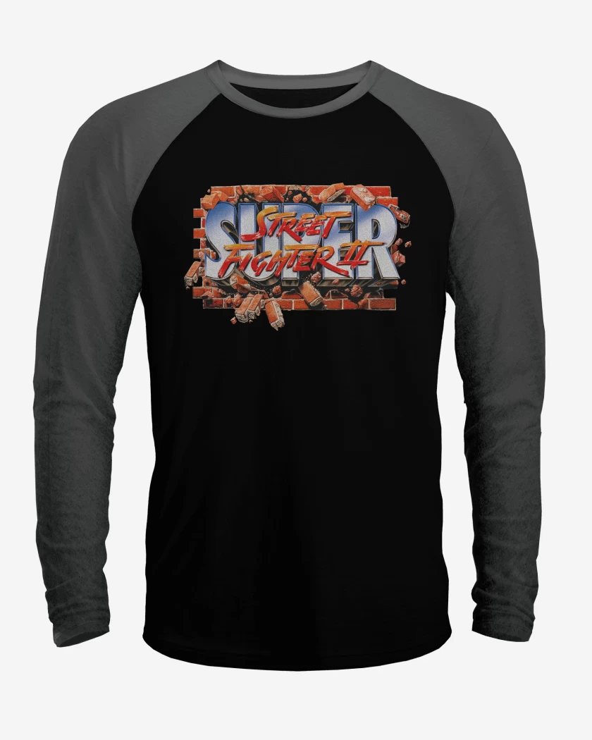 Polera Raglan Super street fighter II snes