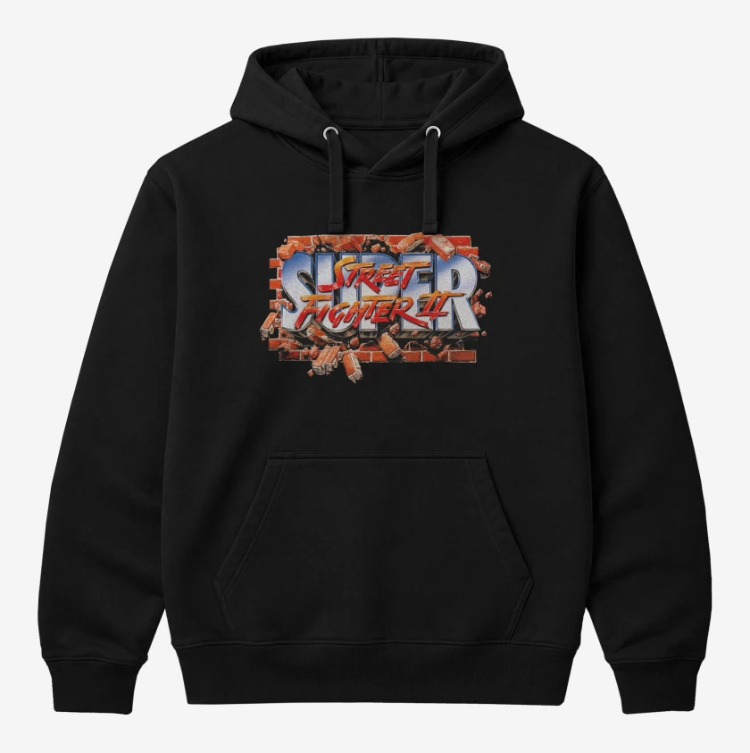 Polerón Canguro Negro de Super street fighter II snes
