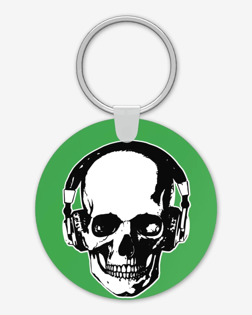 Llavero Calavera Audifonos