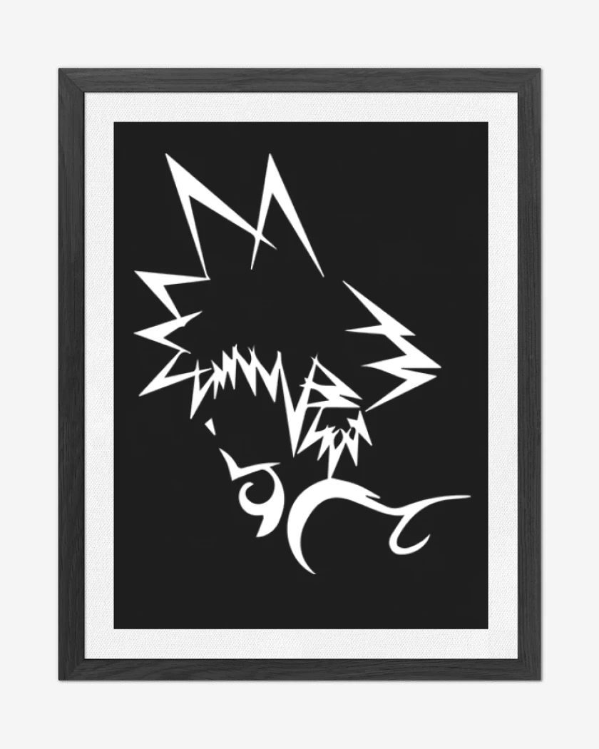 Cuadro decorativo Negro de Sora