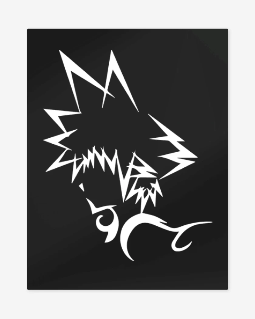Print metalico Negro de Sora