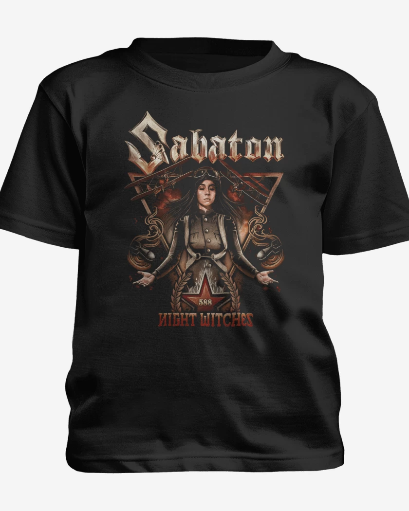 Polera de niño Sabaton Night Witches