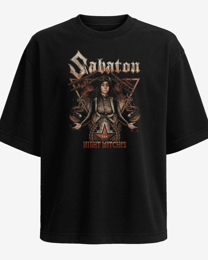 Polera Oversize Sabaton Night Witches