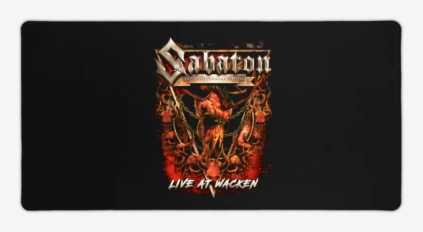 Mouse pad Gamer Sabaton Live at Wacken