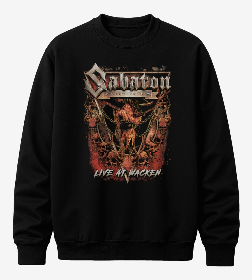 Poleron polo Sabaton Live at Wacken
