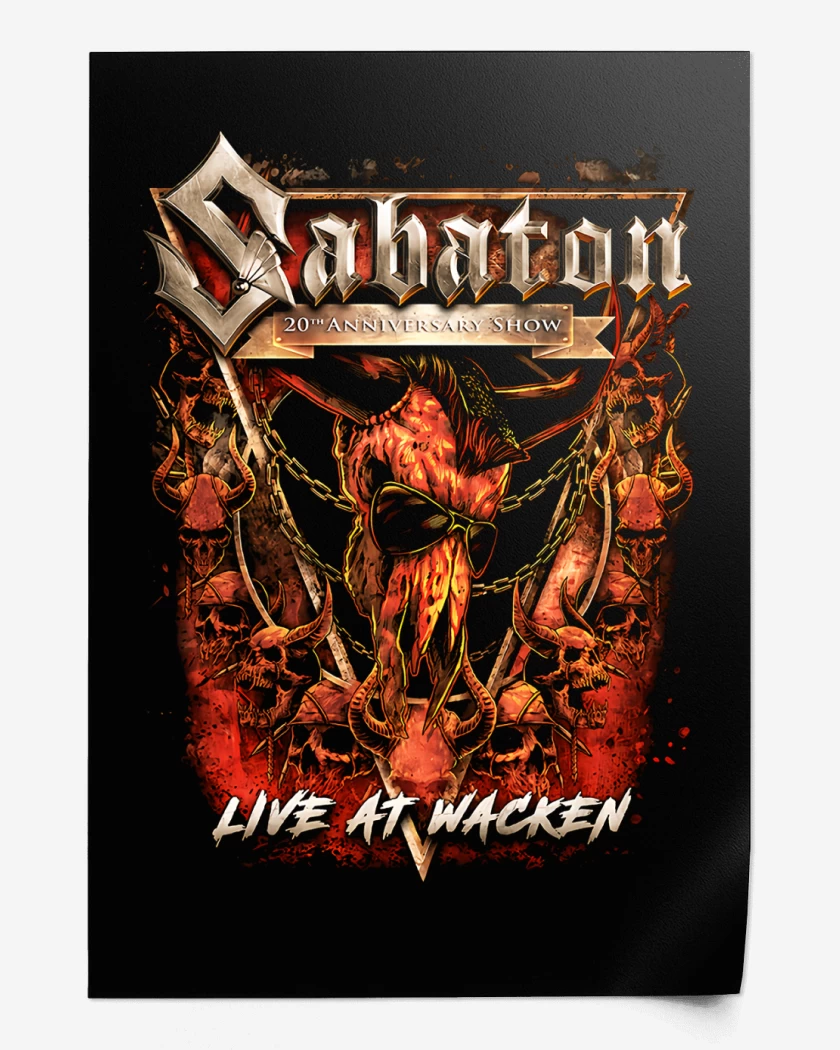 Print Sabaton Live at Wacken