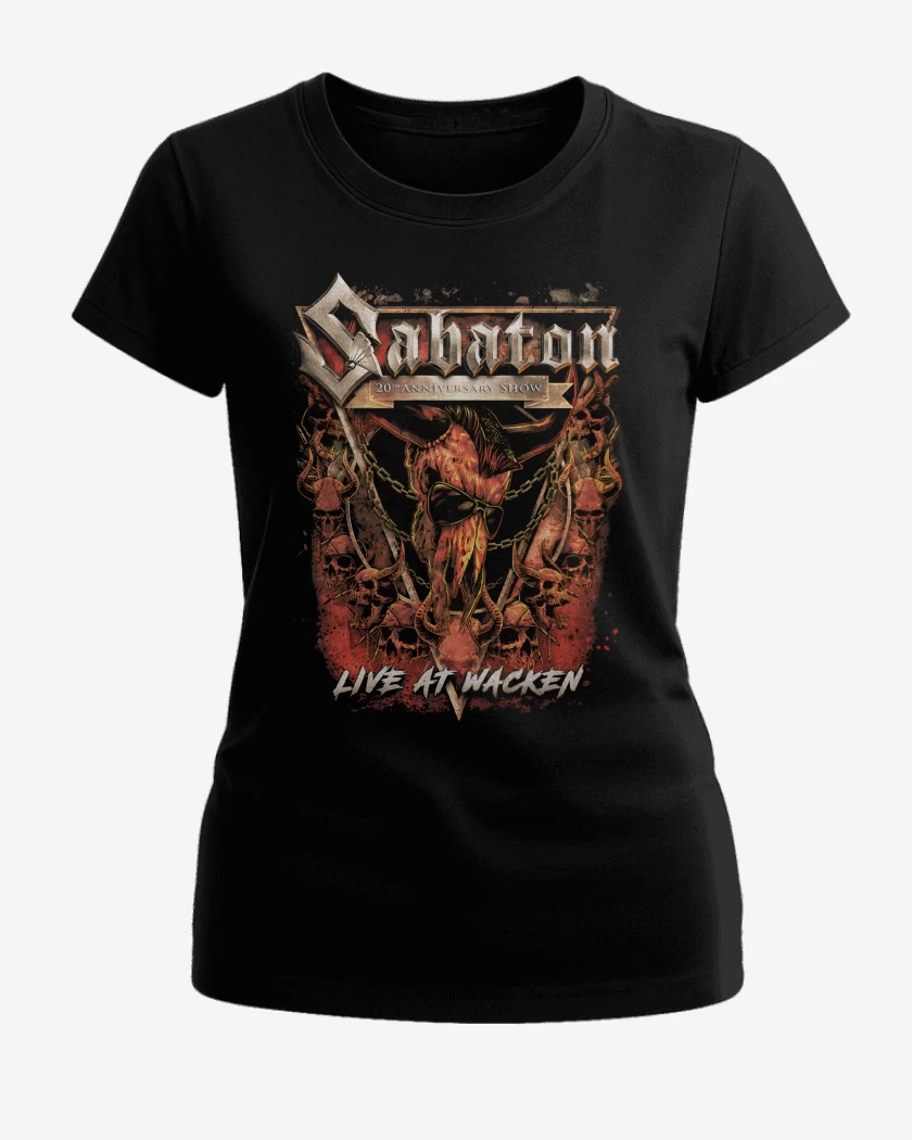 Polera de Mujer Sabaton Live at Wacken