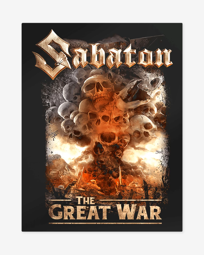 Print metalico Negro de Sabaton The Great